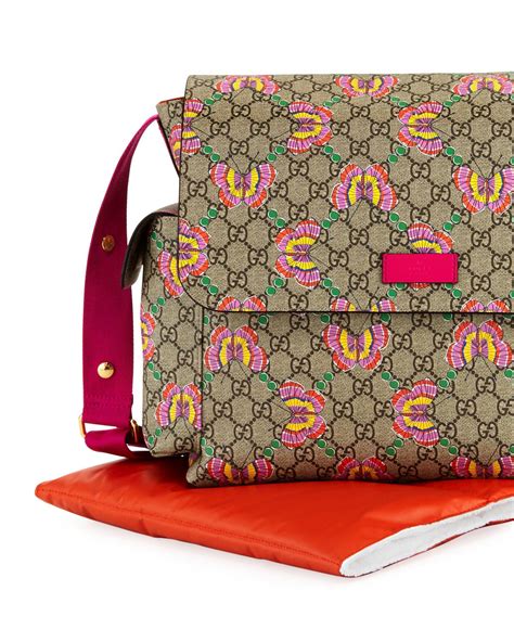 gucci.diaper.bag|Gucci Kids GG Supreme Diaper Bag .